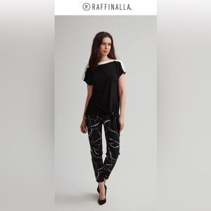 [4] Raffinalla PANTS black and white